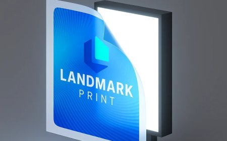 Lightbox Signage That Never Clocks Out — And the Printing Label Sticker Service That Finishes the Job