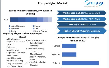 Europe Nylon Market Valued at USD 326M, Poised for Steady 5.15% CAGR Growth