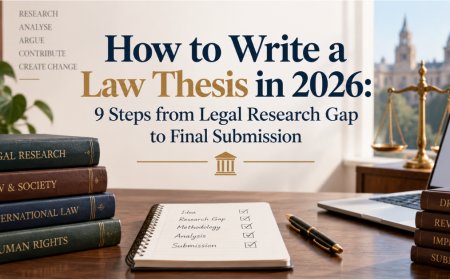 How to Write a Law Thesis in 2026: 9 Steps from Legal Research Gap to Final Submission