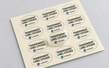 Transparent Sticker Printing: Make Your Brand Impossible to Ignore with Landmark Print
