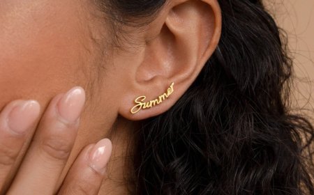 Name stud earrings: Make Every Moment Unforgettable with JewelWyn