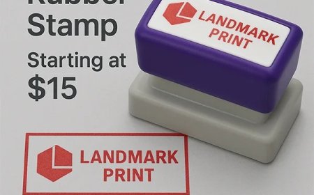 Rubber Stamp Online Revolution: Why Landmark Print Is Making Business Essentials Effortless