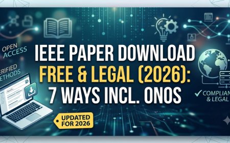 IEEE Paper Download Free & Legal (2026): 7 Ways Incl. ONOS