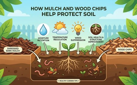 How Mulch and Wood Chips Help Protect Soil