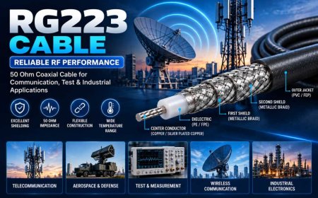 RG223 Cable: Double Shielded RF Cable for Reliable Signal