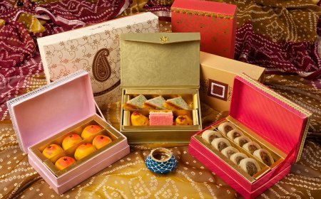 Premium Quality Custom Mithai Boxes For Retail Shops