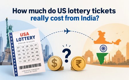 How much do US lottery tickets really cost from India?