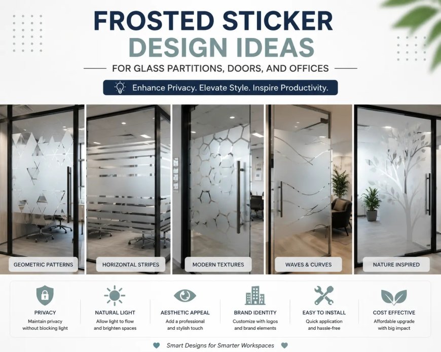Office Glass Sticker Design: Practical Ideas for Modern Workspaces