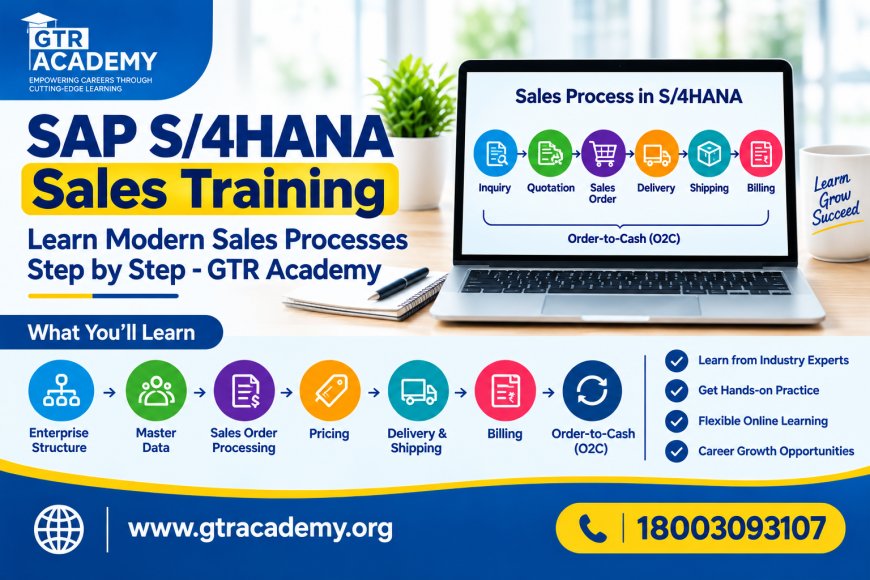 SAP S/4HANA Sales Training: Learn Modern Sales Processes Step by Step - GTR Academy