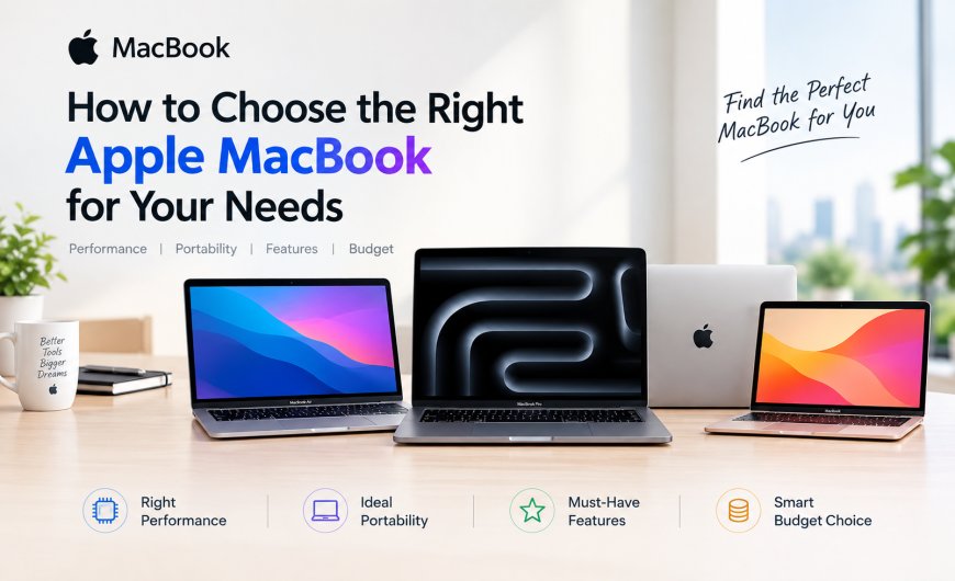 How to Choose the Right Apple MacBook for Your Needs