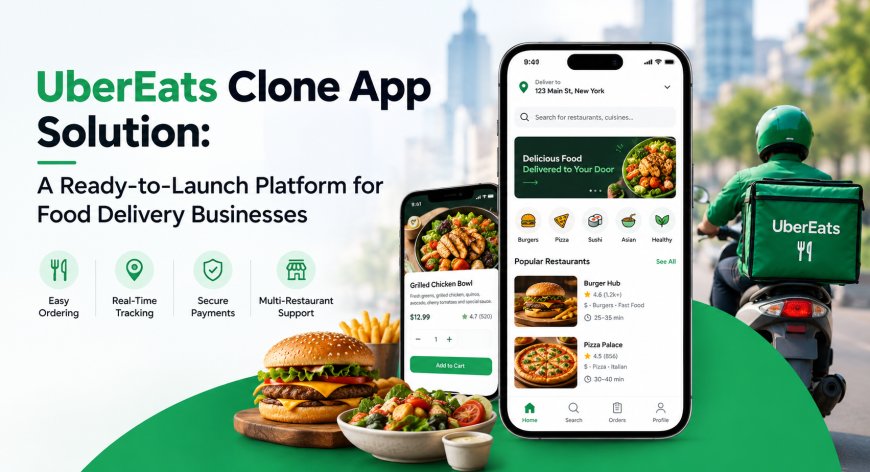 UberEats Clone App Solution: A Ready-to-Launch Platform for Food Delivery Businesses