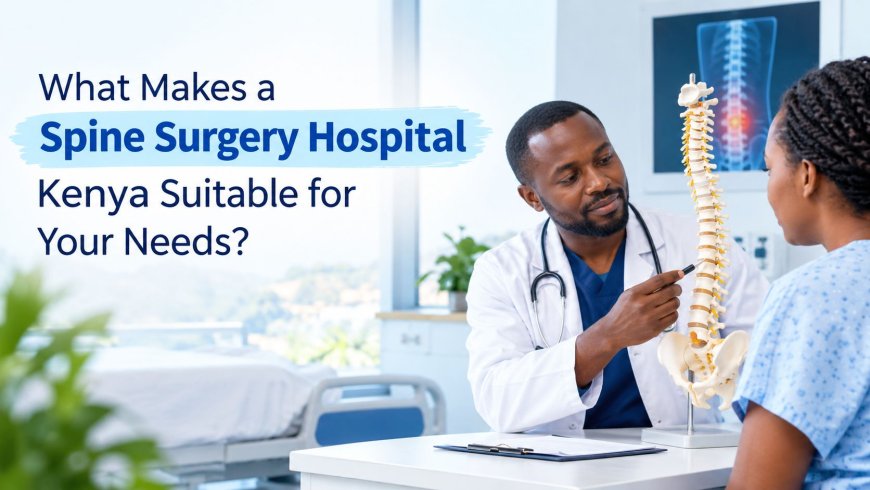 What Makes a Spine Surgery Hospital Kenya Suitable for Your Needs?