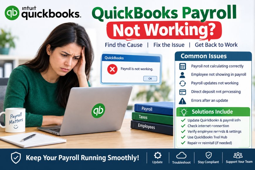QuickBooks Payroll Not Working: Causes, Fixes, and Troubleshooting Guide