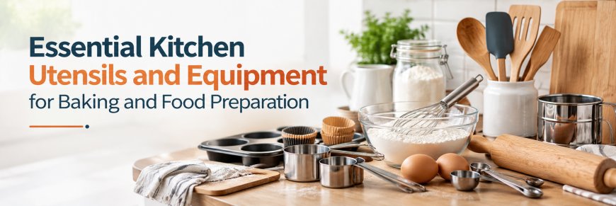 Essential Kitchen Utensils and Equipment for Baking and Food Preparation