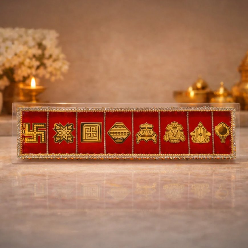 Jain Ashtamangala Frames with shop.jainsattva: A Blend of Tradition and Elegance
