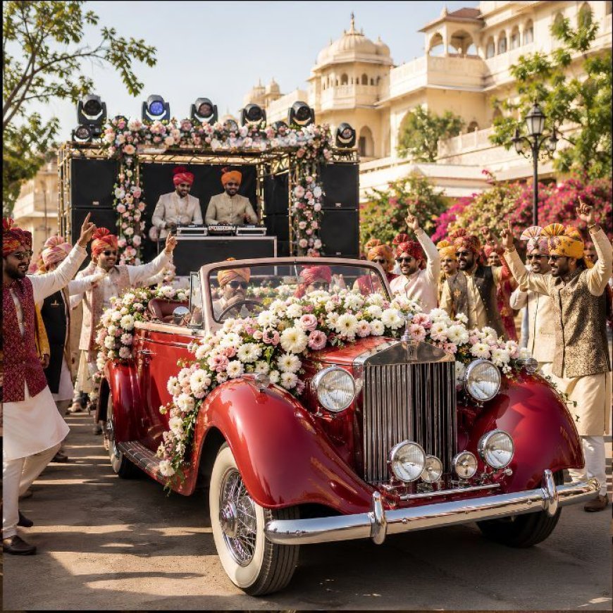 Baraat on Wheels Rental in Jaipur: A Royal Way to Make Your Wedding Entry Memorable