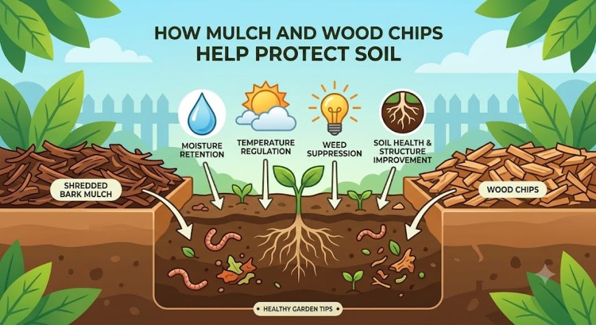 How Mulch and Wood Chips Help Protect Soil