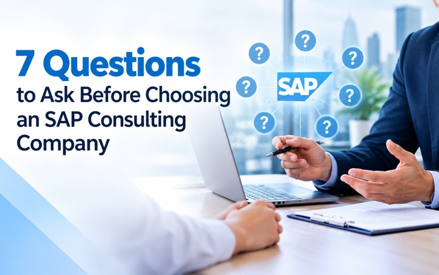 7 Questions to Ask Before Choosing an SAP Consulting Company