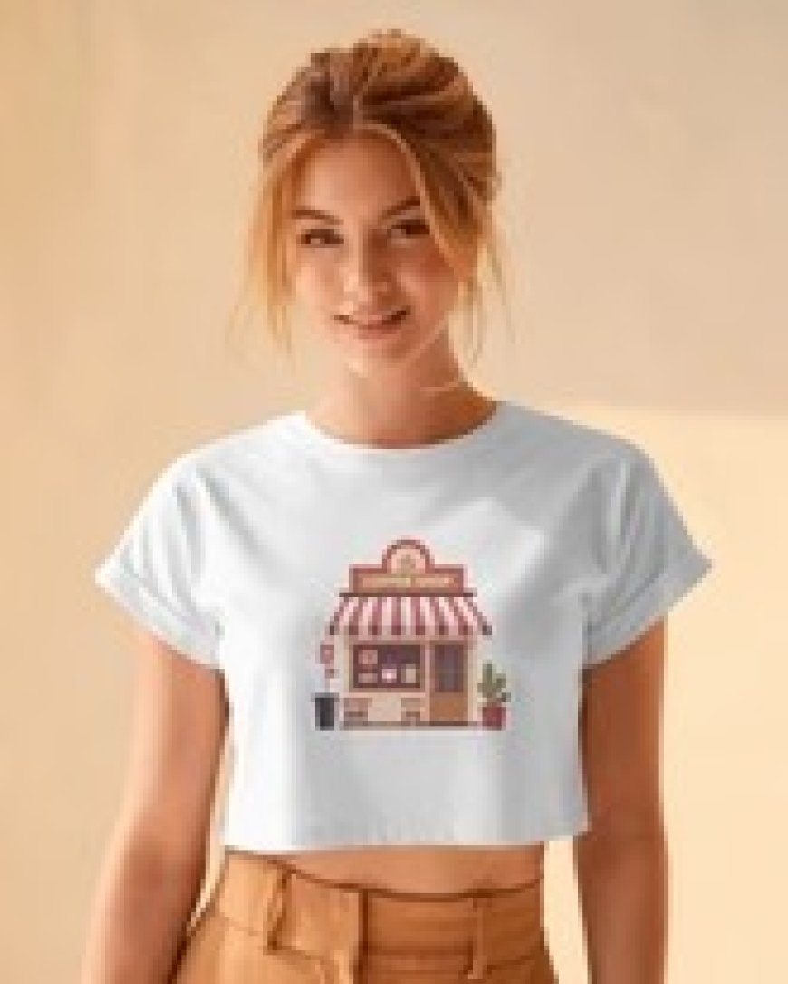 Crop Top Graphic Print India: Make Every Outfit a Statement with Teevoque