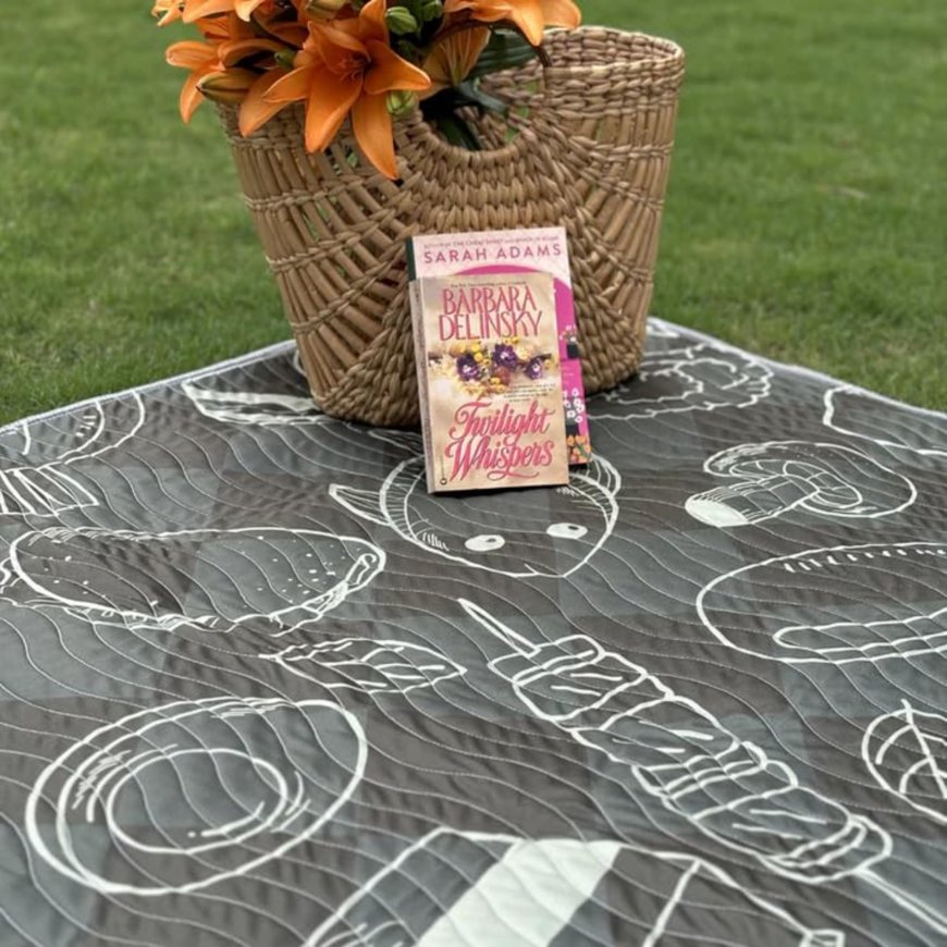 Baby Fish Print Picnic Mat: A Fun, Comfortable, and Versatile Choice for Little Ones