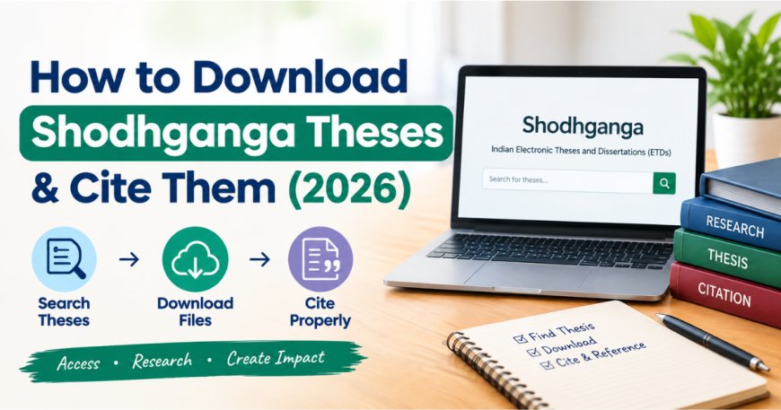 How to Download Shodhganga Theses & Cite Them (2026)