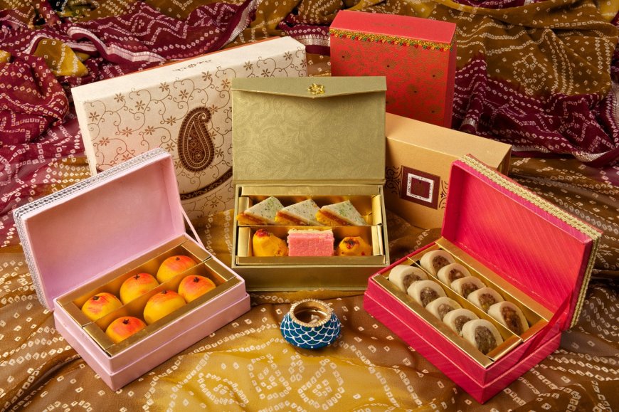 Premium Quality Custom Mithai Boxes For Retail Shops