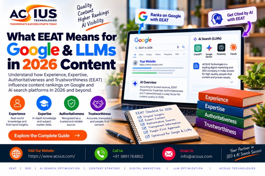 What EEAT Means for Google & LLMs in 2026 Content