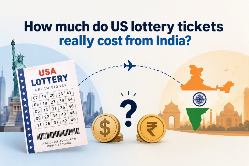 How much do US lottery tickets really cost from India?