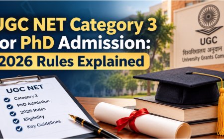 UGC NET Category 3 for PhD Admission: 2026 Rules Explained